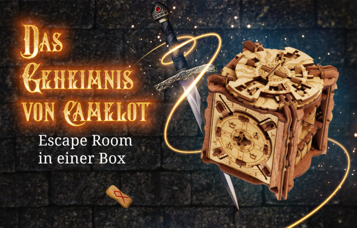 Cluebox - Escape Room in einer Box. Das Geheimnis von Camelot