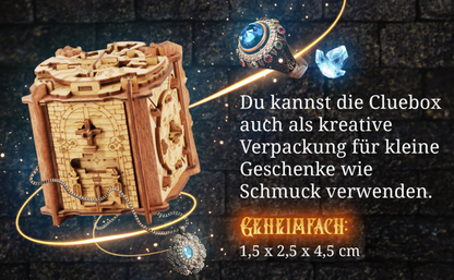 Cluebox - Escape Room in einer Box. Das Geheimnis von Camelot