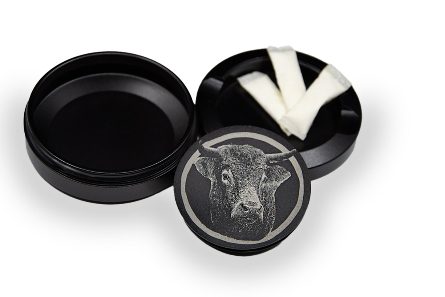 Gravierte Aluminiumdose "Sardinian Bull" - 3tlg.