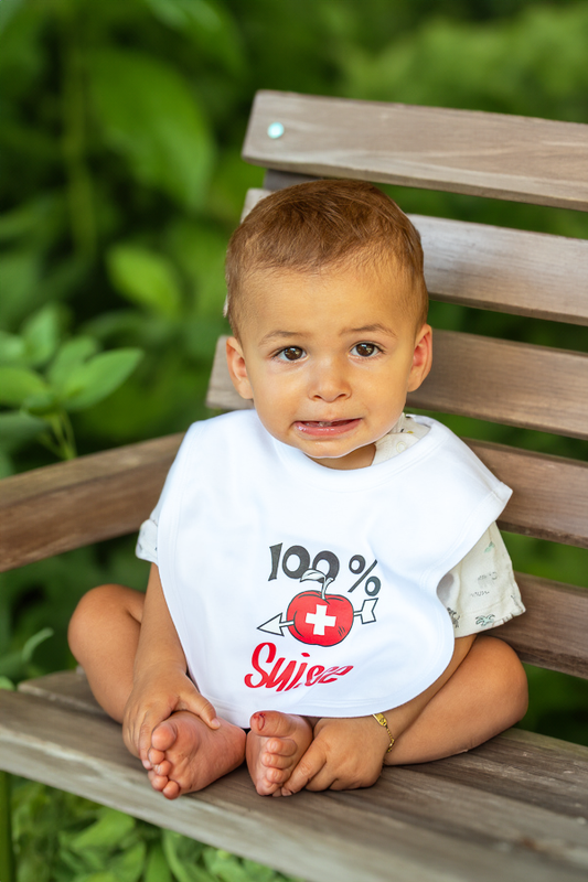 Baby Latz "100% Suisse"