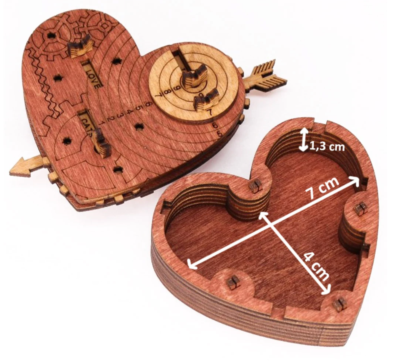 Tin Woodman`s Heart. Eine mechanische Schatzkiste mit Codeschloss