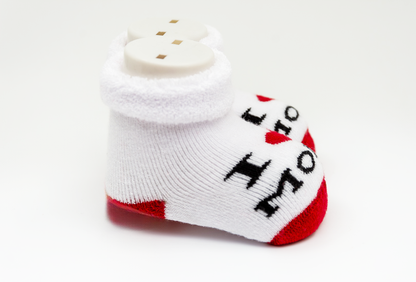 Alpini- New Born Socken " I Love Mom"