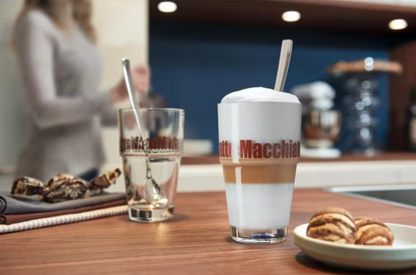 Latte Macchiato Becher 410 ml, 2 Stück, Transparent