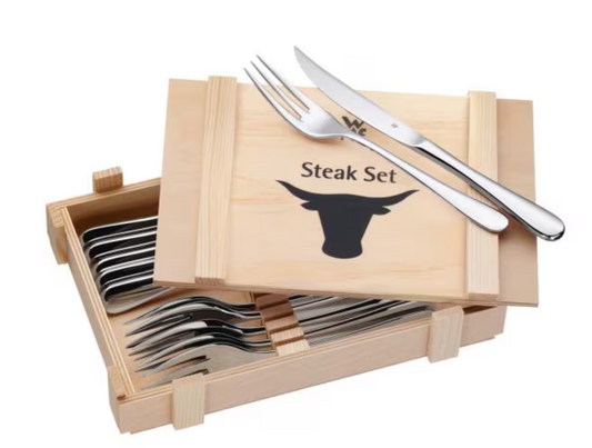 WMF Steakbesteck-Set 12-teilig, Silber