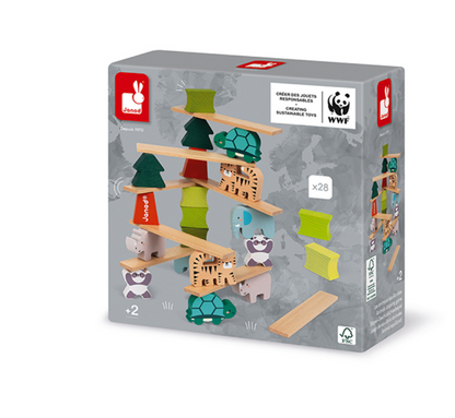 Janod WWF Stapelspiel Tiere und Bäume