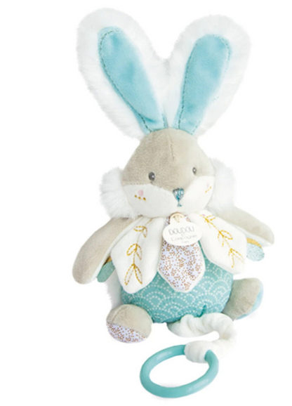 Doudou Musikspieldose Hase,mandel 20cm