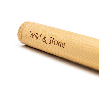 Wild & Stone Zahnbürsten Reiseetui aus Bambus, Kinder