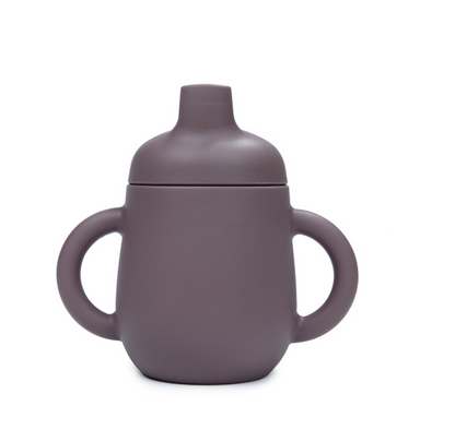 SOINA Silikon 3in1 Becher, aubergine