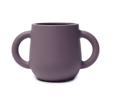 SOINA Silikon 3in1 Becher, aubergine