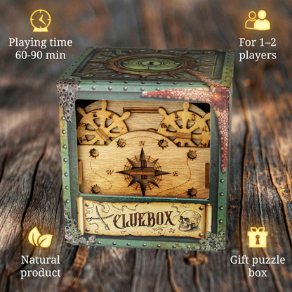 Cluebox - Escape Room in einer Box. Davy Jones' Locker