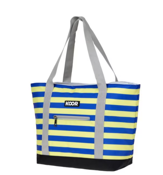 Kühltasche Shopper Strisce Giallo / Blu